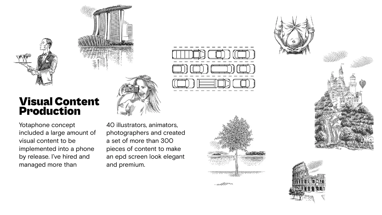 Visual content production